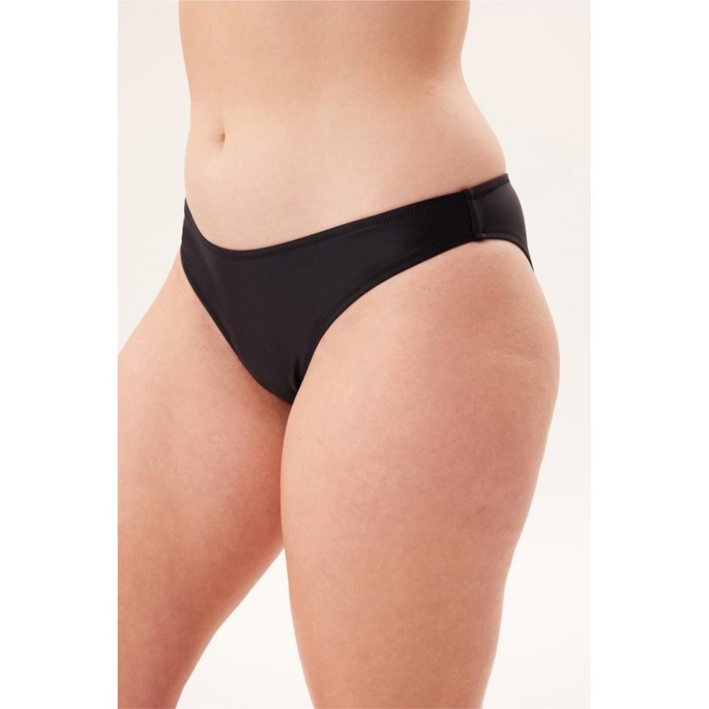 Girlfriend Collective. Black Volley Cheeky Bikini Bottom. Size XL NWT.
